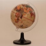 Classic geographic globe