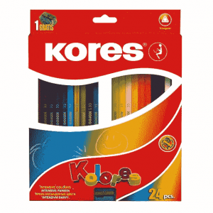 مداد رنگی 24 رنگ کورس مدل Kolores
