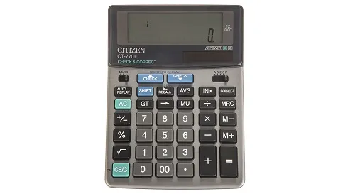 ماشین حساب سیتیزن مدل CT-770II