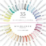 ماژیک علامت گذار زبرا مدل Mildliner بسته 36 عددی