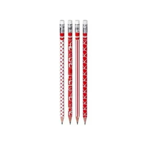 مداد مشکی کورس مدل Grafitos Red and White - بسته 12 عددی