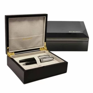 EUROPEN FORT pen and autograph set, semi-black steel body