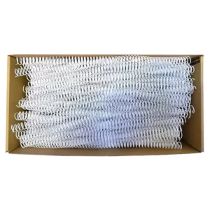 Royan spiral spring number 20, metal model, white coating, pack of 100 pieces