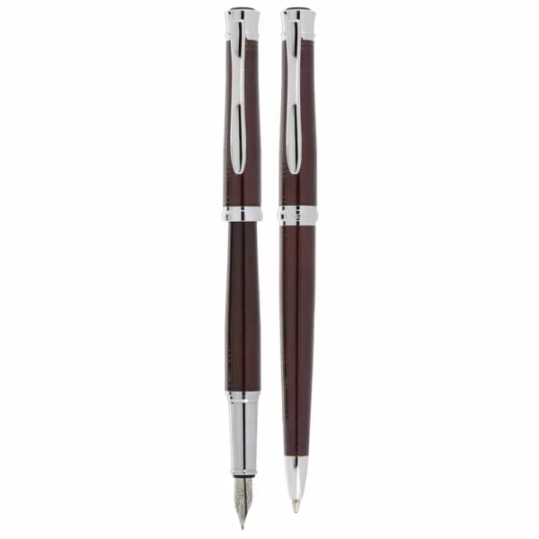 EUROPEN STAND model pen and autograph set, brown body