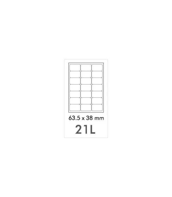 لیبل مات 21 قسمتی A4 - نواجت